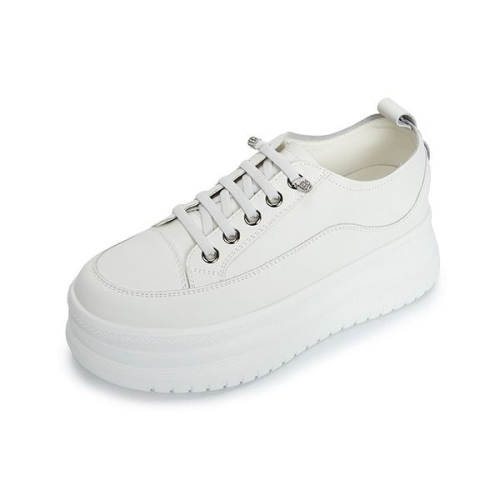 무크 엠. 해브 소가죽 키높이 스니커즈 화이트 516523301AY