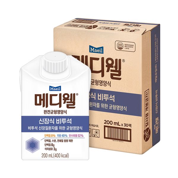 매일유업 메디웰 신장식 비투석 200ml (60개)