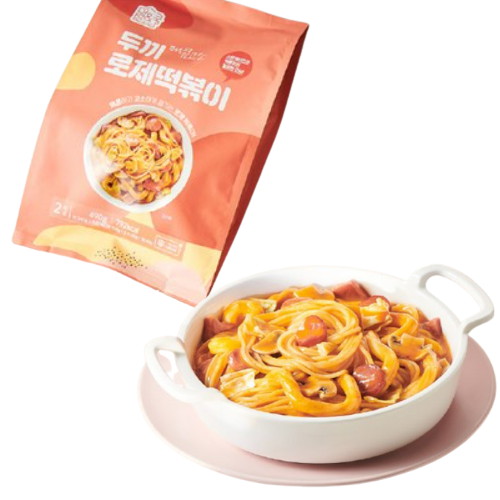 두끼 밀앤쿡 로제떡볶이 2인분 450g (2개)_이미지