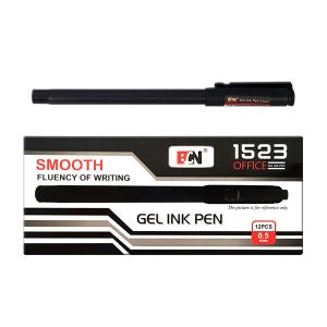 블루마토 오피스 잉크펜 0.5mm 블랙 PEN006 12자루 1박스