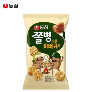 농심 쫄병 숯불 바베큐맛 82g (15개)_이미지