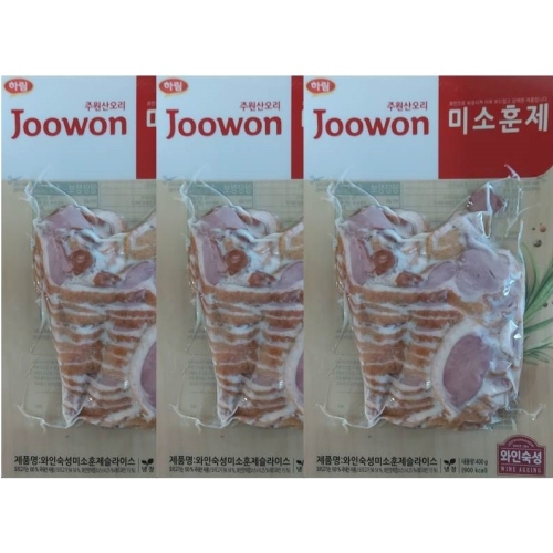 주원산오리 와인숙성 미소오리 훈제슬라이스 400g (3개)_이미지