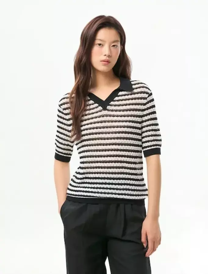 타미힐피거 포인텔 브이넥 스웨터 T22G6KTO030WT20AQ GQ0Z26061928333_이미지