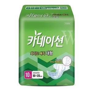 카네이션 와이드 매직테이프 대형 실속형 W1 10개 (10팩(100개))_이미지