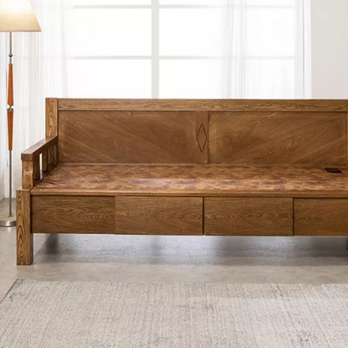 구들장 모던 서랍형 흙소파 MS (황토숯볼)_이미지