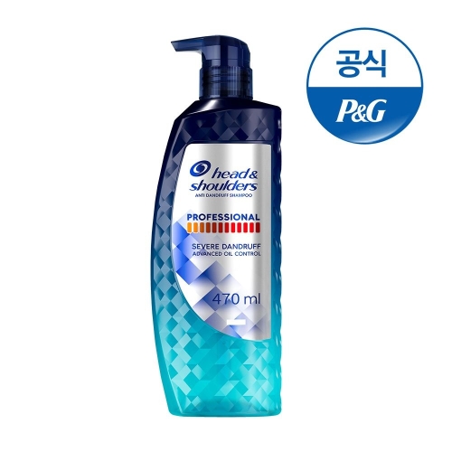 헤드앤숄더 프로페셔널 안티 댄드러프 어드밴스드 오일 컨트롤 샴푸 470ml (1개)_이미지