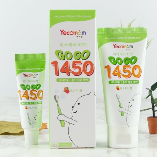 예꼬맘 고고 불소 1450 어린이 치약 60g이미지입니다. 누르면 해당 게시물로 새창이동합니다.
