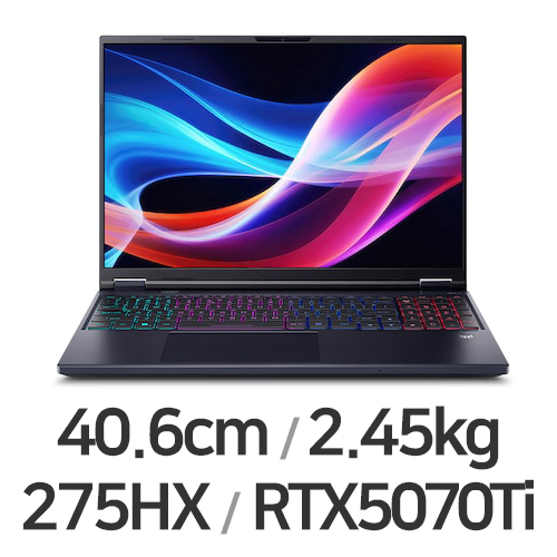 에이서 프레데터 헬리오스 네오 16 AI PHN16-73-9797 WIN11 (SSD 1TB)_이미지