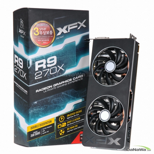 XFX �󵥿� R9 270X Black Edition GHOST 2.0 D5 2GB