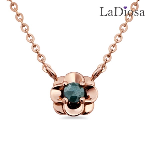 La Diosa 라디오사 18K 러프다이아 목걸이 G18D-7952NM