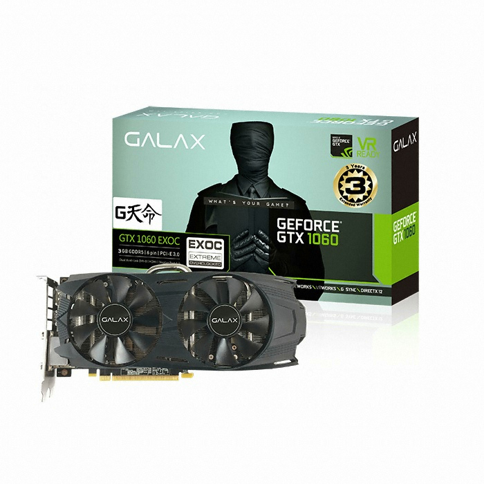갤럭시 GALAX 지포스 GTX1060 EXOC D5 3GB G天命_이미지