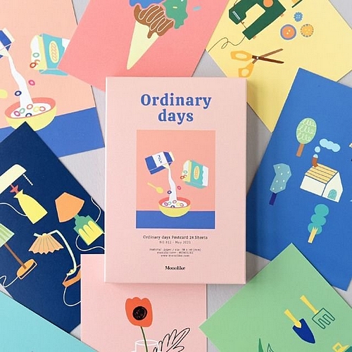 모노라이크 오디너리 데이즈 엽서 세트_이미지