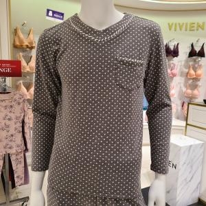 비비안 비비안 비비안 별 이중직 쟈가드 실내복 남성 상의 EZ2779