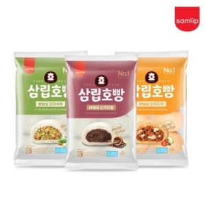 삼립 냉동 꼬마호빵 단팥 6입 4봉 외 야채/피자 택_이미지