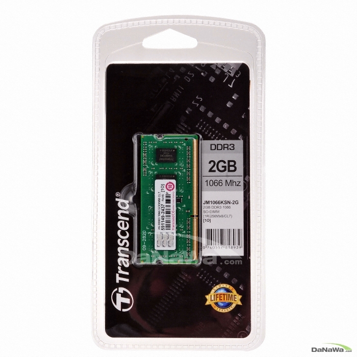 트랜센드 노트북 DDR3-1066 (2GB)_이미지