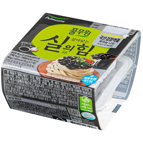 풀무원 살아있는 실의힘 검정약콩 흑마늘 나또 90g (1개)_이미지