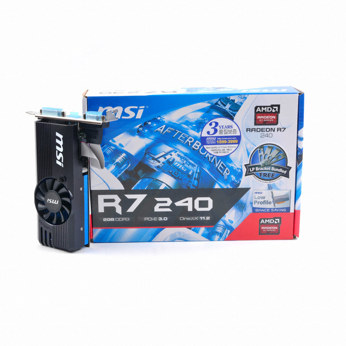 라데온 R7 240 미니 블랙 D3 2GB LP 대원씨티에스