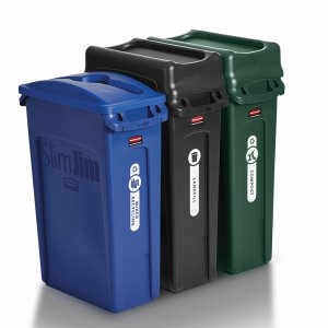 러버메이드 슬림짐 60L 대형쓰레기통 업소용쓰레기통 재활용분리수거함 인테리어휴지통_이미지