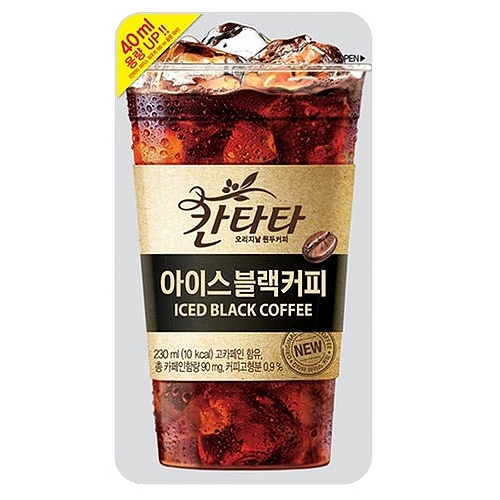 롯데칠성음료 칸타타 아이스 블랙 230ml (30개)_이미지