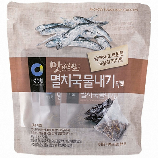 청정원 맛선생 멸치국물내기티백 80g이미지입니다. 누르면 해당 게시물로 새창이동합니다.