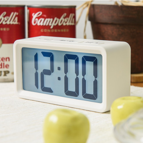 오리엔트 LCD 심플 스마트 디지털 탁상시계_이미지