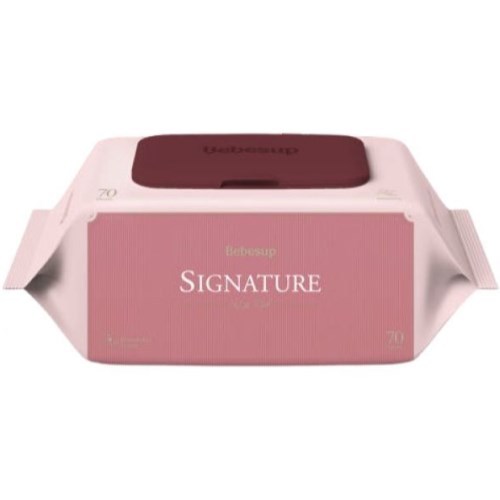 시그니처 위드 레드 물티슈 캡형 70매