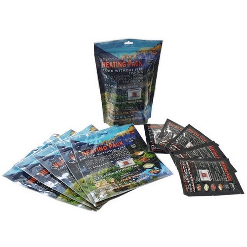 독도 발열용 지퍼백 중 5개+50g 발열팩 5개