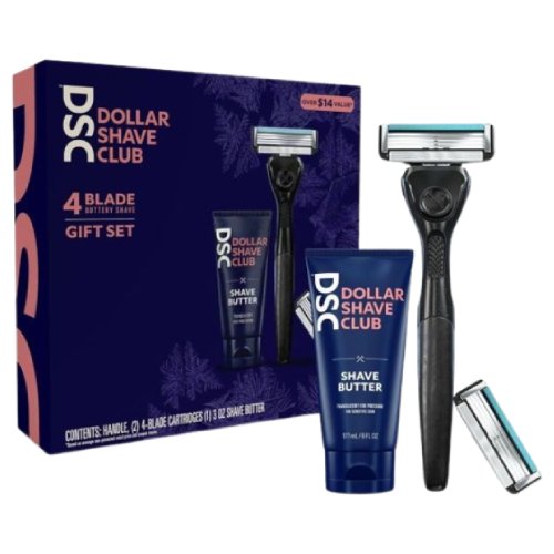Dollar Shave Club 4중날 (해외구매, 면도기1개+날1개+쉐이브)_이미지