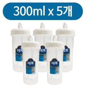 [불명] 덕신 빨대컵 300ml (5개)