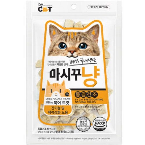 오션 바이캣 마시꾸냥 북어 트릿 20g (1개)