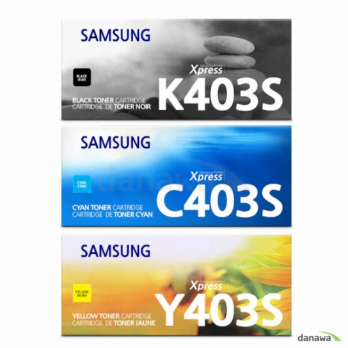 �Ｚ���� ��ǰ CLT-K403S, CLT-C403S, CLT-Y403S 3�� ��Ʈ