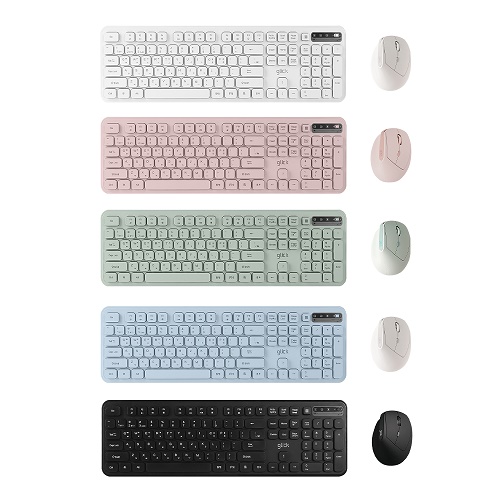 오피스프로 WMK760 사일런스L 무선 키보드 마우스 세트