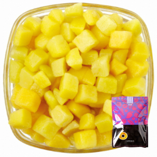 딜라잇가든 냉동 복숭아 다이스 1kg (1개)_이미지