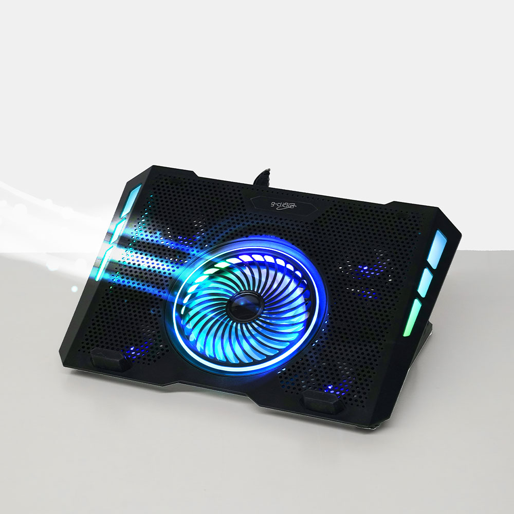 지클릭커 콜드마스터 NC20 RGB 노트북 쿨링패드_이미지