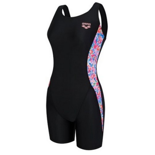 아레나 여성 실내 백 3부 수영복 A5SL1PL52BLK_이미지