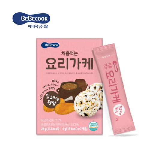 베베쿡 처음먹는 요리가케 닭고기와 된장 28g (1개)_이미지