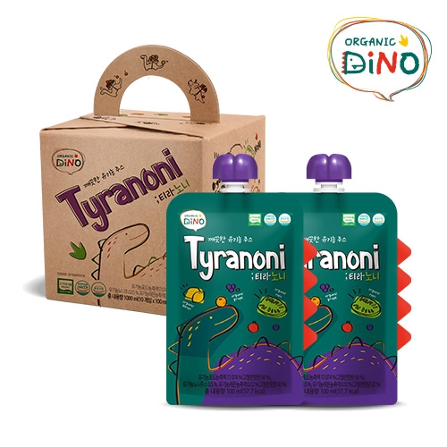 스위트코리아 오가닉디노 깨끗한 유기농주스 100ml (10개)_이미지