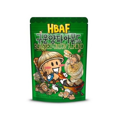 길림양행 바프 구운양파 아몬드 120g (4개)
