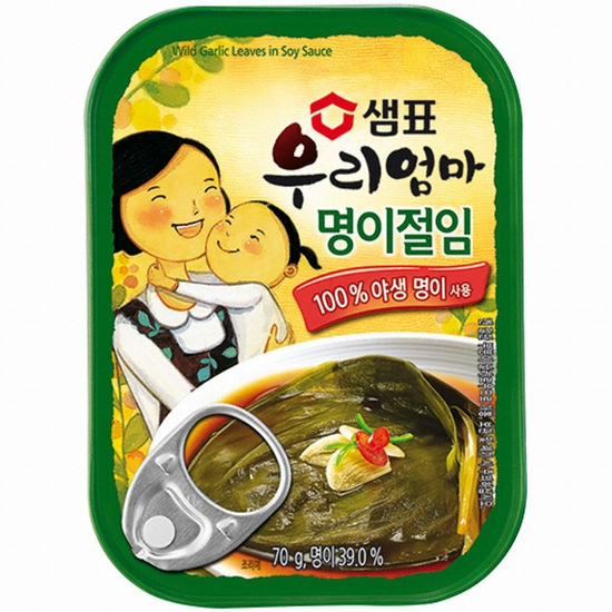 샘표식품 우리엄마 명이절임 70g (1개)_이미지