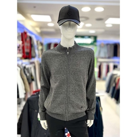 그린조이 패턴 밍크 본딩 쉐타 가디건 GF22SG21M