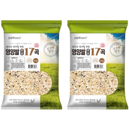 대구농산 영양쌀 혼합 17곡 4kg (2개)_이미지