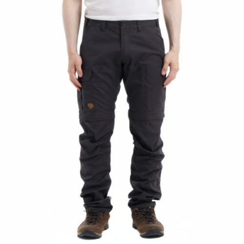 FJALLRAVEN 남성 칼 프로 짚 오프 트라우저 다크 그레이 81463030 Karl Pro Zip-off Trouse