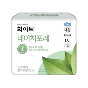 화이트 에코프레시 울트라슬림 대형 16개