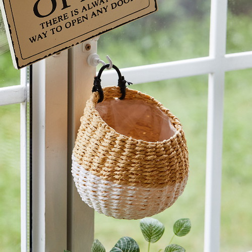 엠에이치앤코 H 행잉 페이퍼 니팅화분 12cm 내츄럴 다이카이