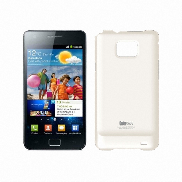 온투월드 갤럭시S2 루시 시리즈 케이스 - 플로랄 화이트 (SHW-M250S/K)