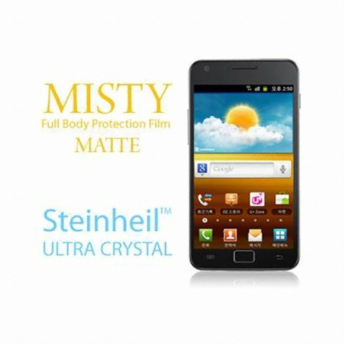 슈피겐 갤럭시S2 무광 MISTY Film Full Package슈타인하일 울트라크 리스탈 액정필름포함 (SHW-M250L)