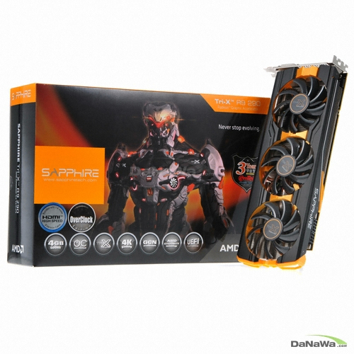 SAPPHIRE 라데온 R9 290 D5 4GB Tri-X_이미지