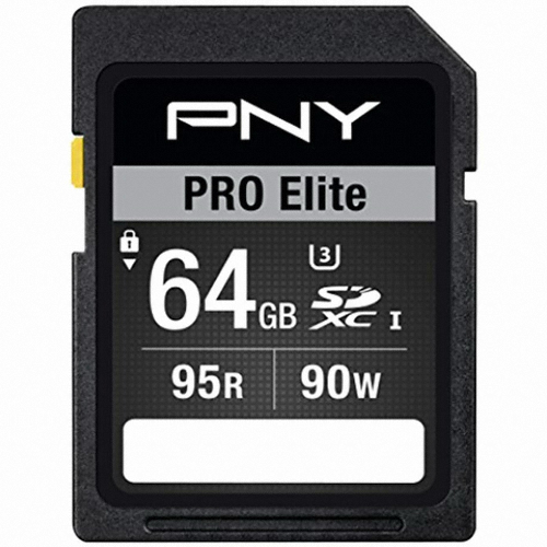 PNY SDXC CLASS10 UHS-I U3 PRO Elite (해외구매,64GB)_이미지