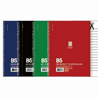 옥스포드 서브젝 절취스프링 좌철 B5 80매