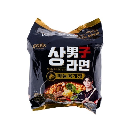 팔도 상남자라면 마늘 육개장 131g (4개)